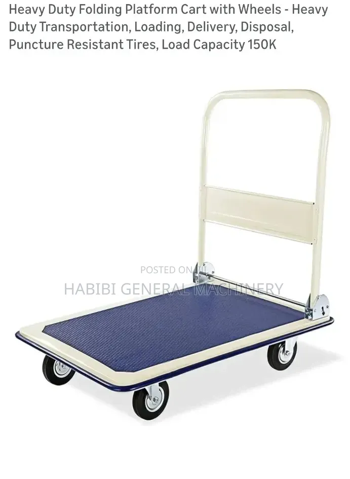 Heavy Duty 300kg Platform Cart/Trolley for Loading Transportation