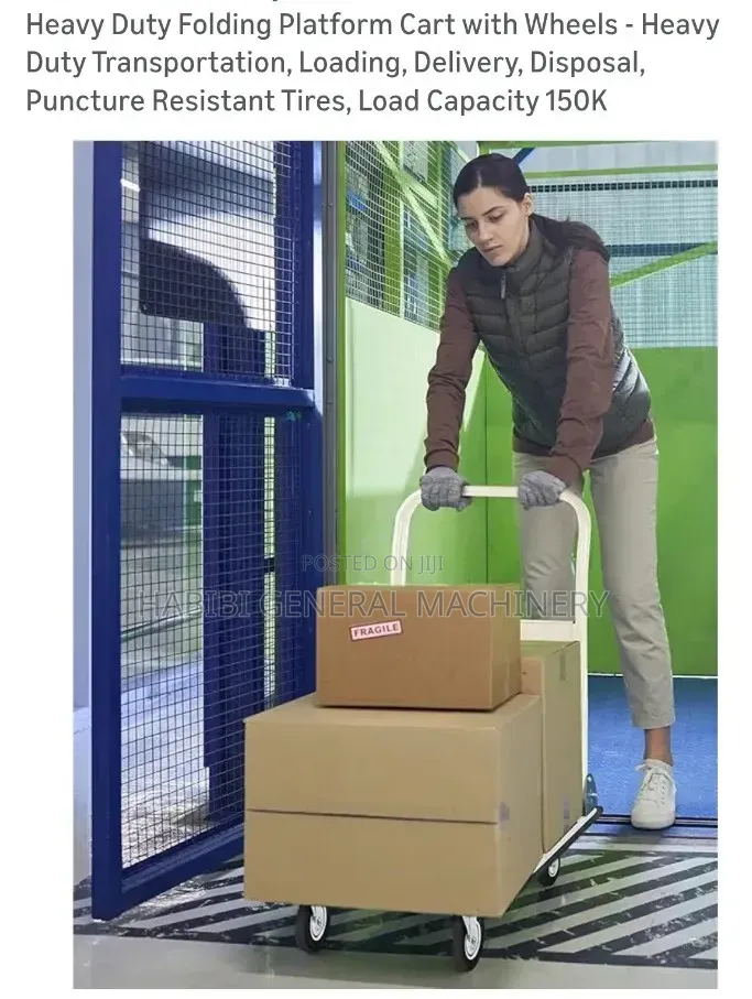 Heavy Duty 300kg Platform Cart/Trolley for Loading Transportation