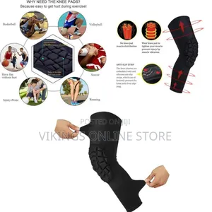 Professional Padded Compression Leg Sleeve for Sports and Impact