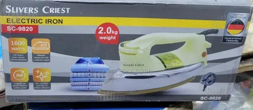 Sliver Crest Heavy-Duty Dry Iron
