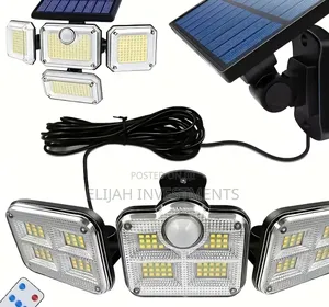 Solar-Powered Led Security Floodlight
