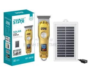 Winning Star St-5610 Is a Solar Rechargeable Hair Clipper