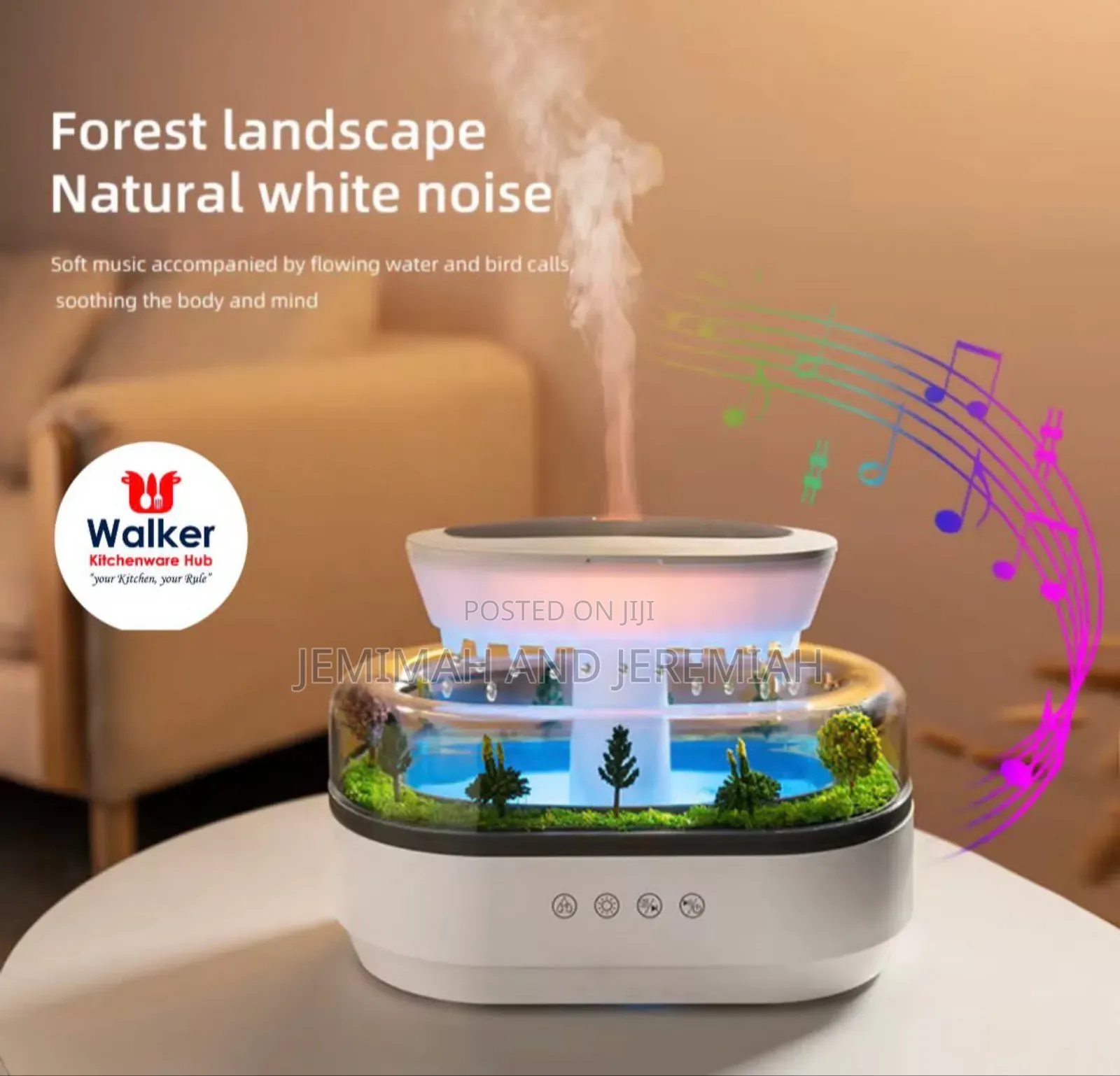 Rain Drop Diffusers With Music