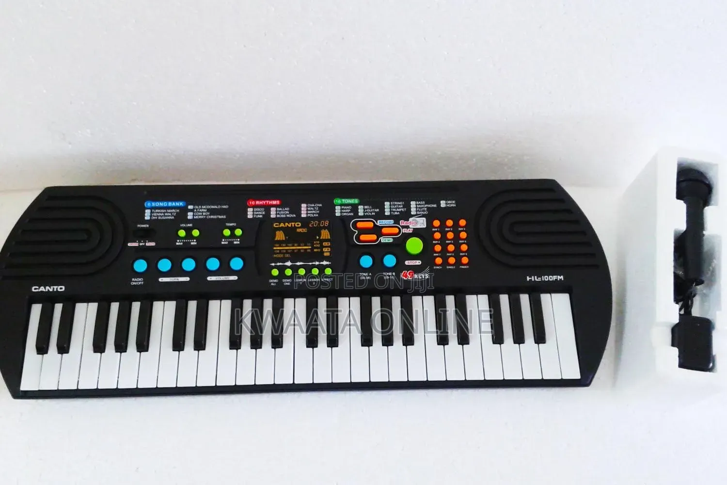 Canto Kids Electronic Keyboard,Radio,Mic With Freebies Hl-5411usb