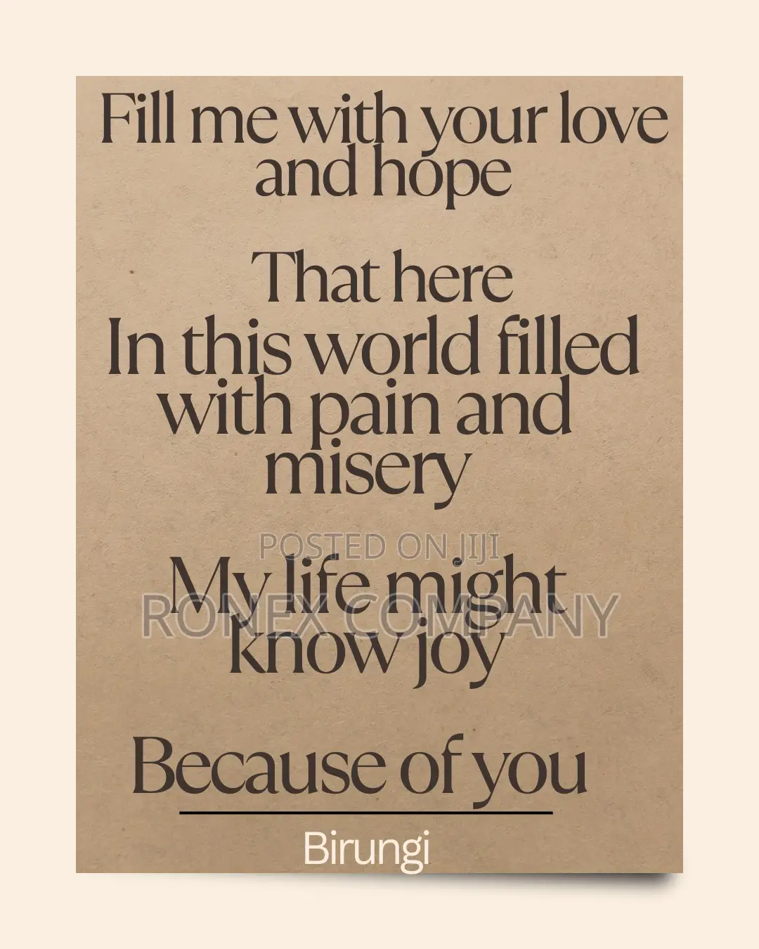 Custom Written Poetry