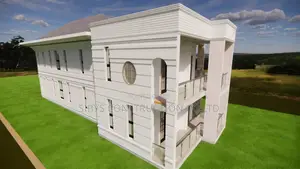 Artistic Impression of a Simple 3 Storied House