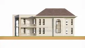 Artistic Impression of a Simple 3 Storied House