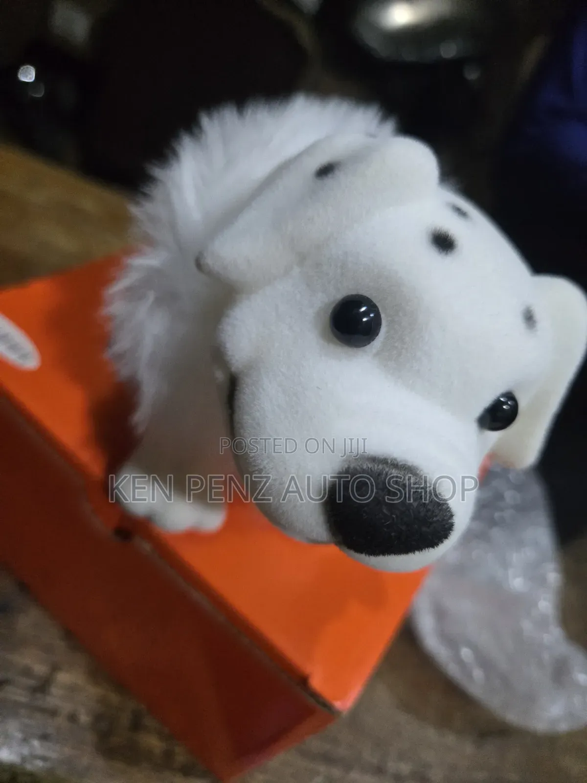 All Car Dashboard Plush Dog Toy With Spots