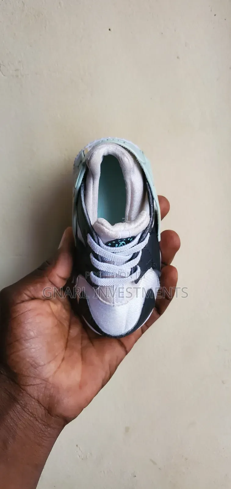 Nike Air Huarache Run Toddler's White / Mint Trainer