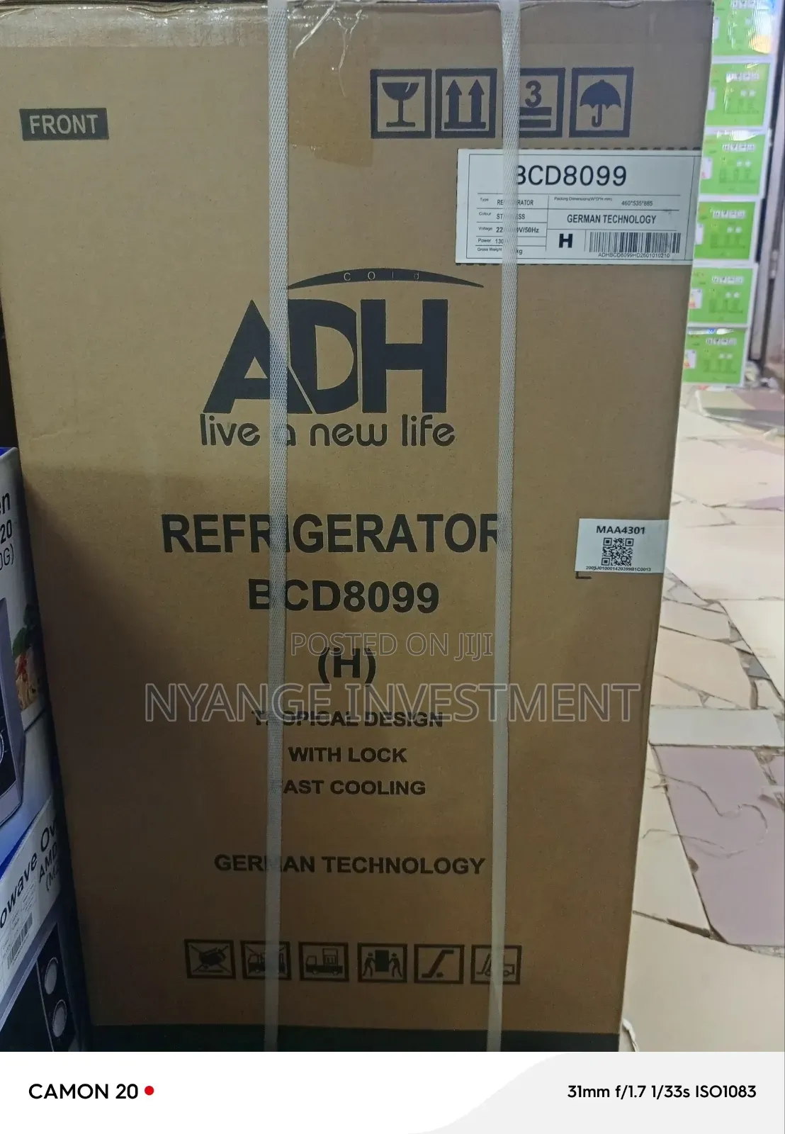 Adh 130l Fridge Single Door