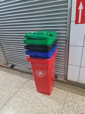 Street Waste Collection 120litres Plastic Dust Bins Plastic Dust Bins