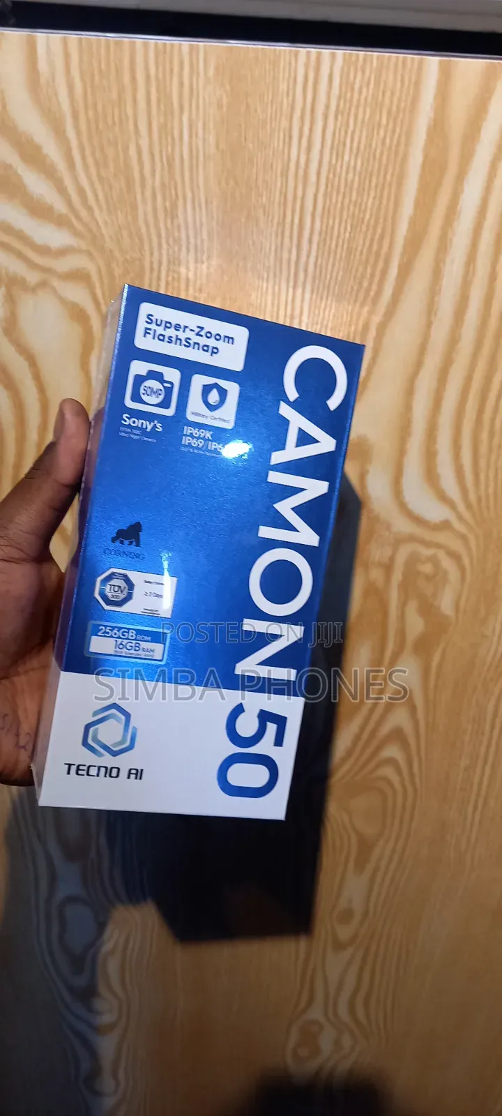 New Tecno Camon 50 256 GB Green