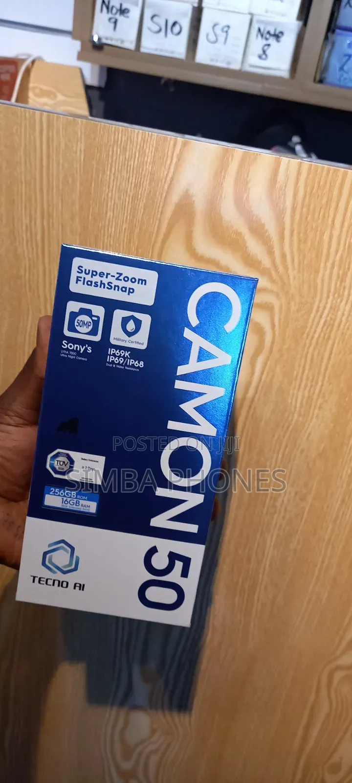New Tecno Camon 50 256 GB Green