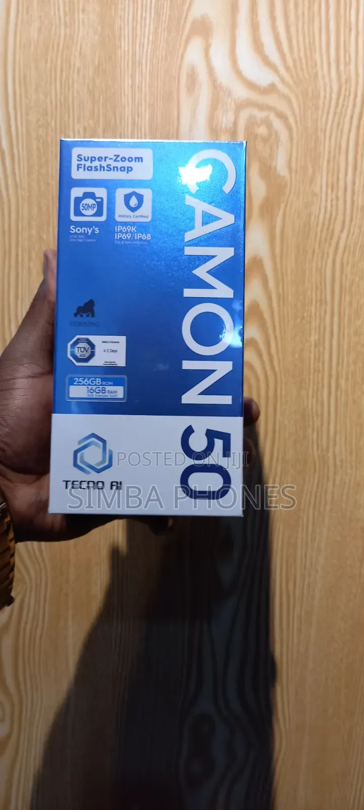 New Tecno Camon 50 256 GB Purple