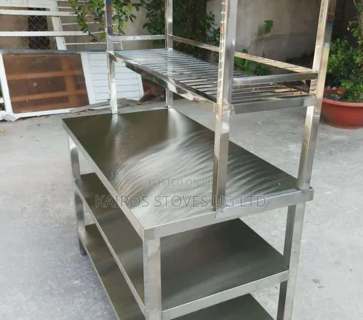 Stainless Steel Kitchen Shelves