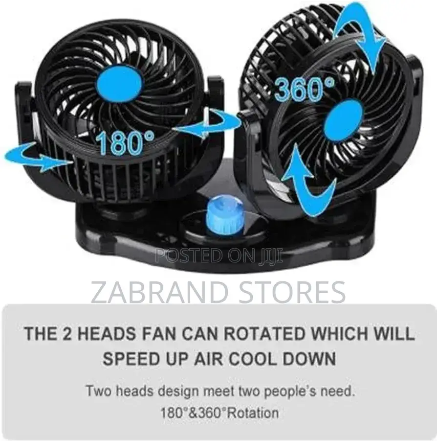 Double Car Fan