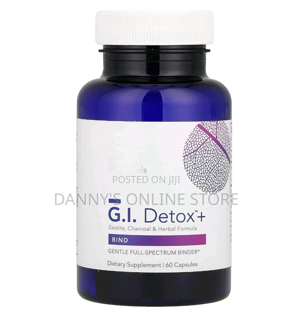G.I. Detox +, Zeolite, Charcoal and Herbal Formular, 60 Capsules