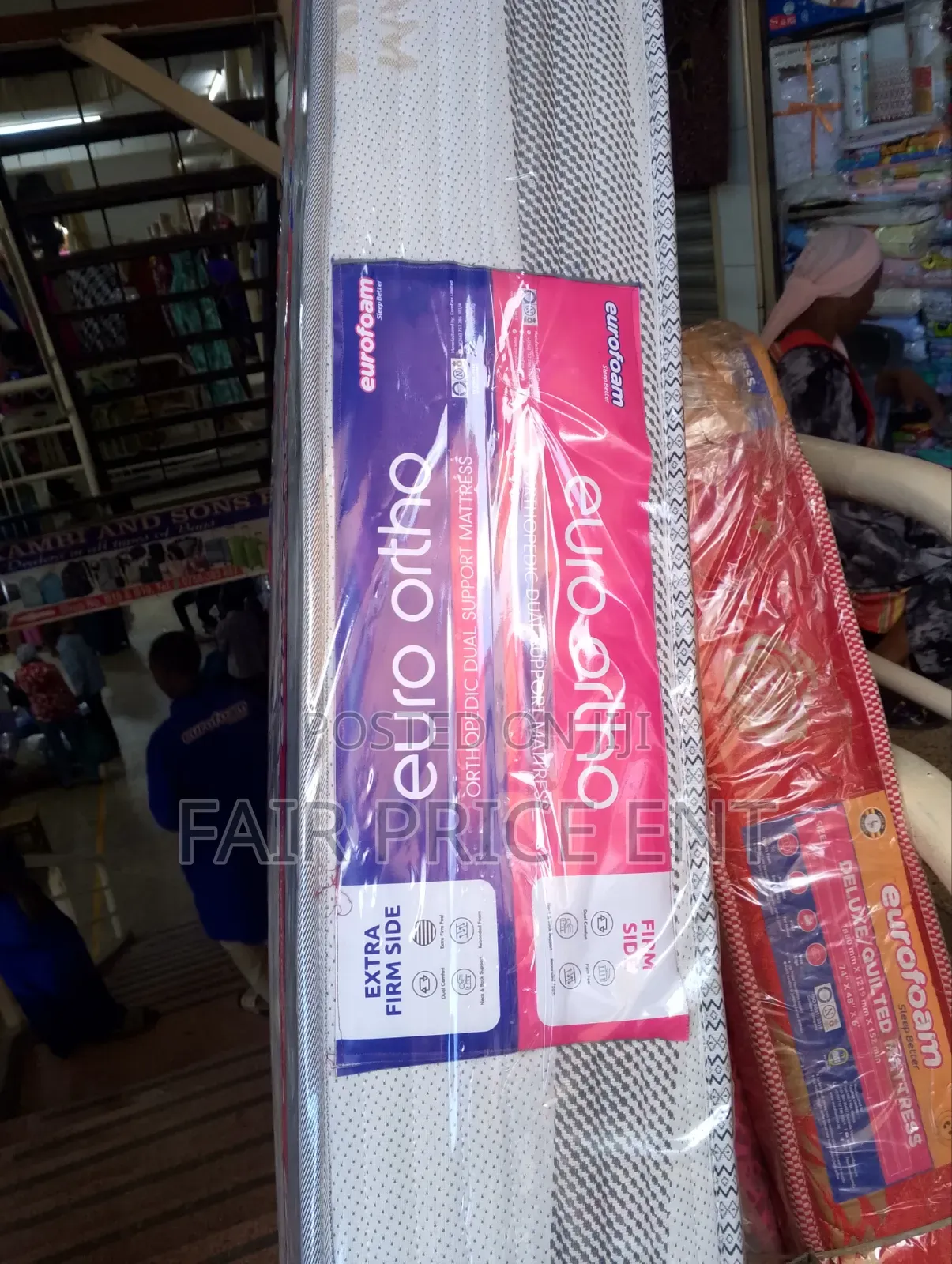 Orthopedic Dual Support Medical Mattress. 6*6*8inches.( White)