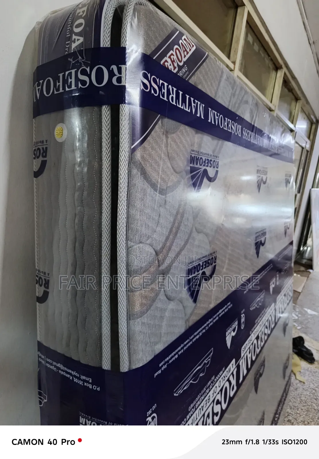 5x6 By10 Inches. Spring Mattress Double Layer Rosefoam