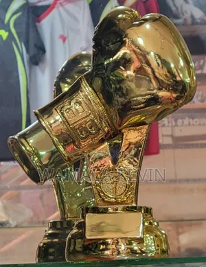 Golden Boxing Glove Trophy
