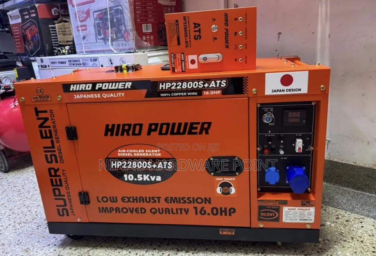 Diesel Generators 10.5kva (Hp22800s+Ats) Hiro Power