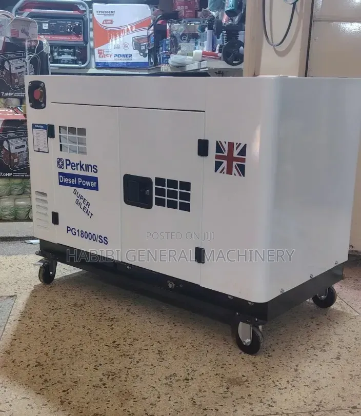 Made in Uk Perkins Water Cooled 15kva Heavy Duty Diesel Generator