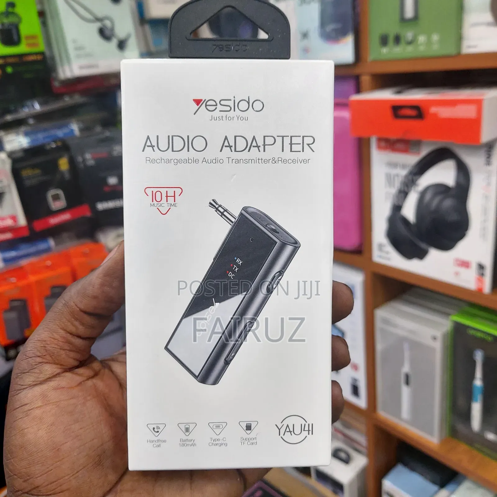 Yesido Audio Adapter/Rechargeable Audio Receiver and Transmitter
