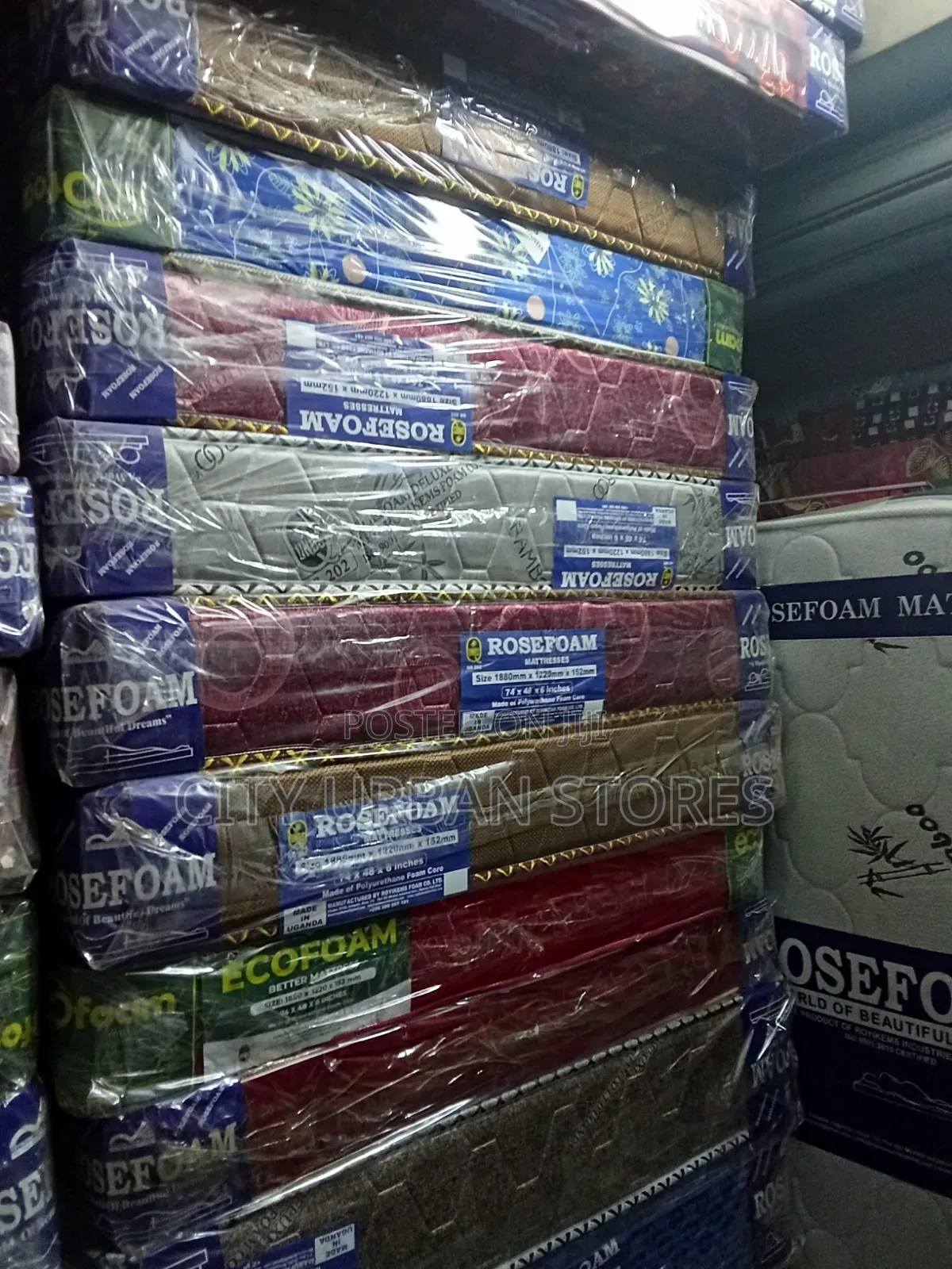 5*6 Rose Foam Quilted Mattresses