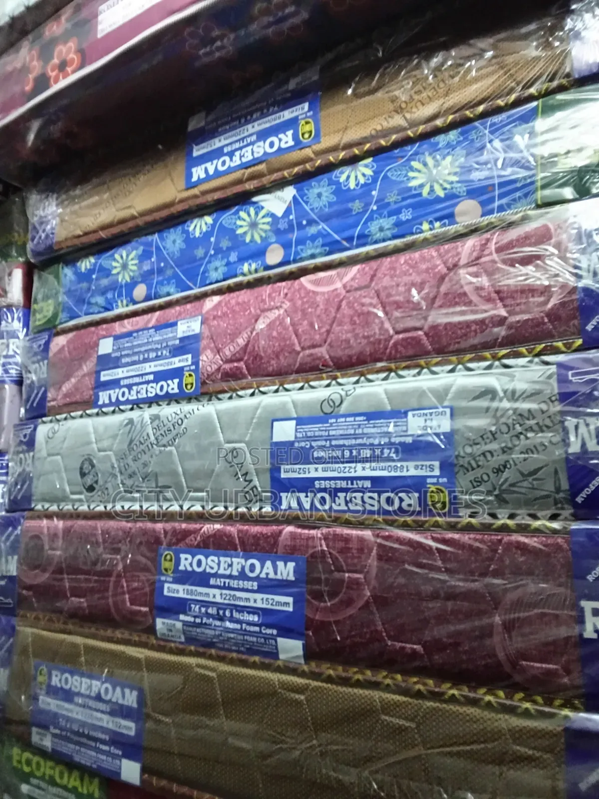 Rose 4*6 Quilted Tape Edge Mattresses