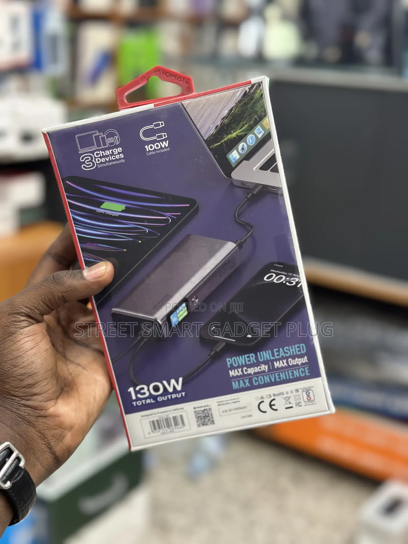 Promate Titan 130watts 20,000mah Power Bank