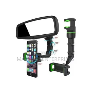 Universal Clip Cellphone Holder for Use in Vehicles or on Furniture