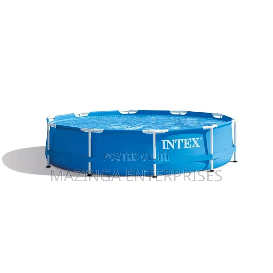 Intex 8ft X 20-Inch or 2.4mtrs Round Metal Frame Swimming Pool