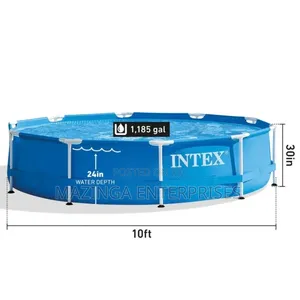 Intex 3m X 76cm Round Steel Frame Swimming Pool
