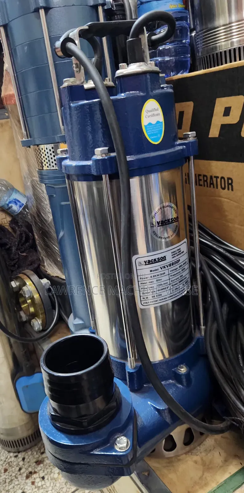 Sewage Submersible Pump 3" 3hp