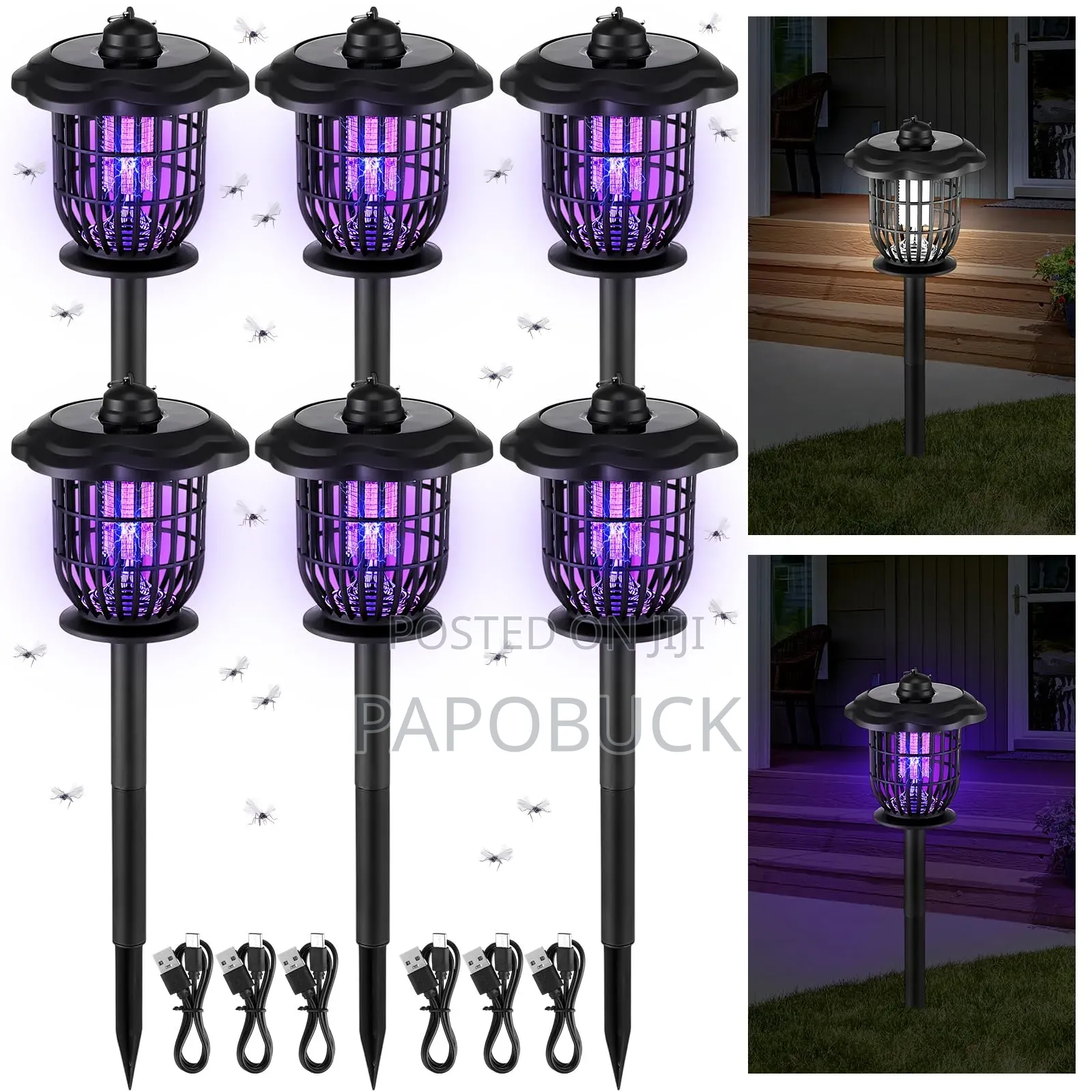 Multi-Functional Solar-Powered Mosquito Killing Lamp.