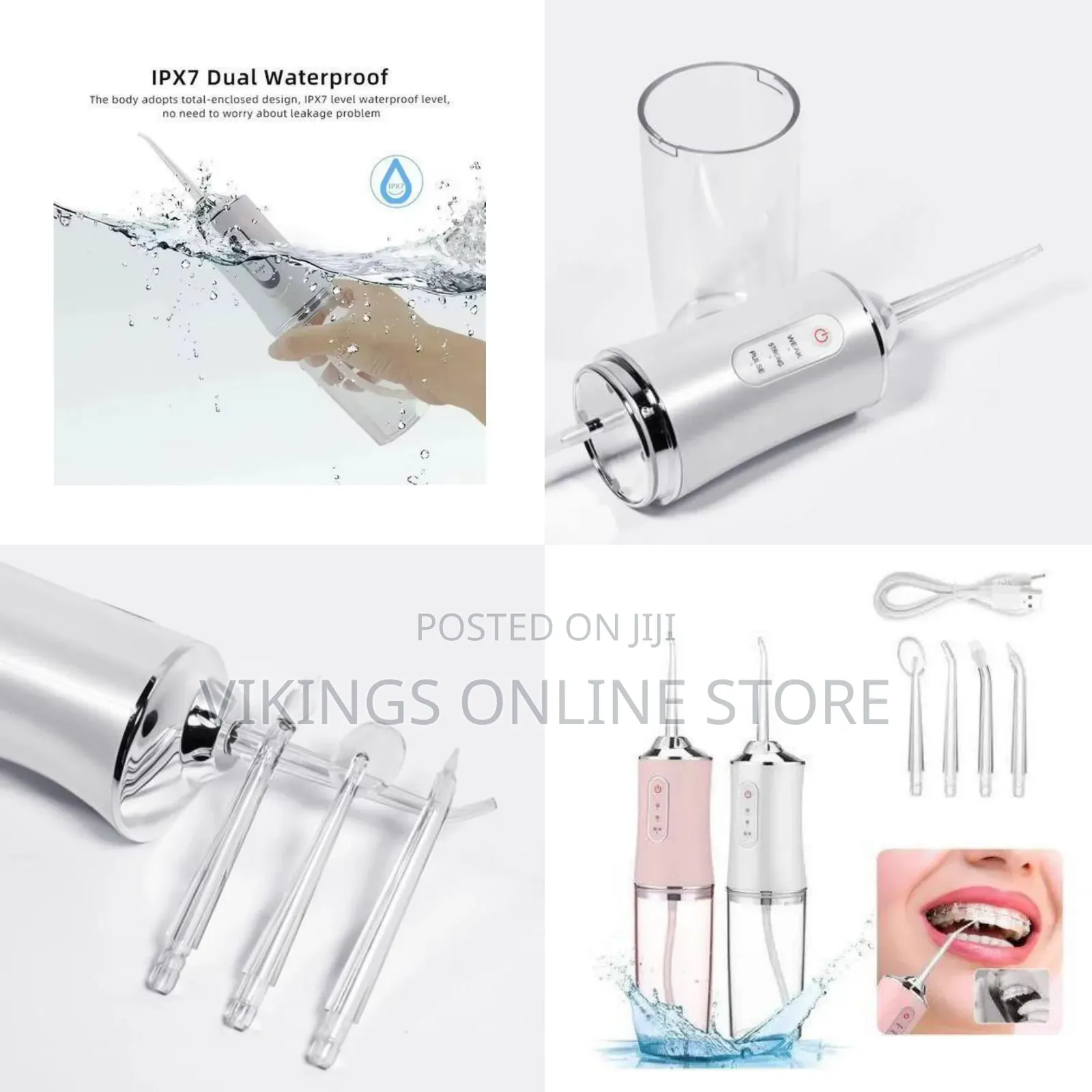 Portable Cordless Water Flosser/Oral Irrigator for Superior Oral