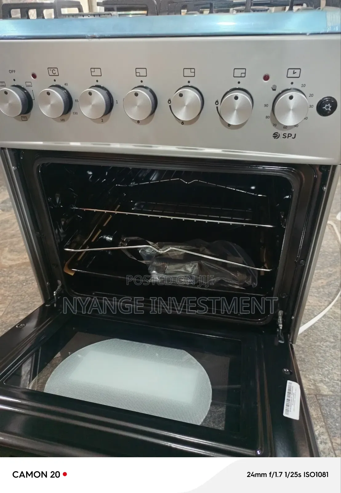 60by60 Cooker and Burner With 3gas 1 Electric