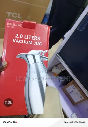 Dola Ring Vacuum Flask and Jug. 2.0l Luxury Flask