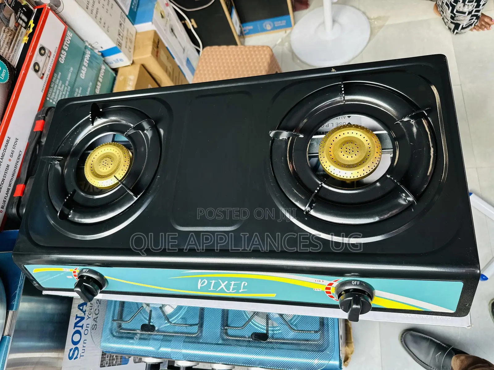 Pixel Double Gas Burner/Stove