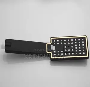 Modern Black And Gold Handheld Shower Head Set