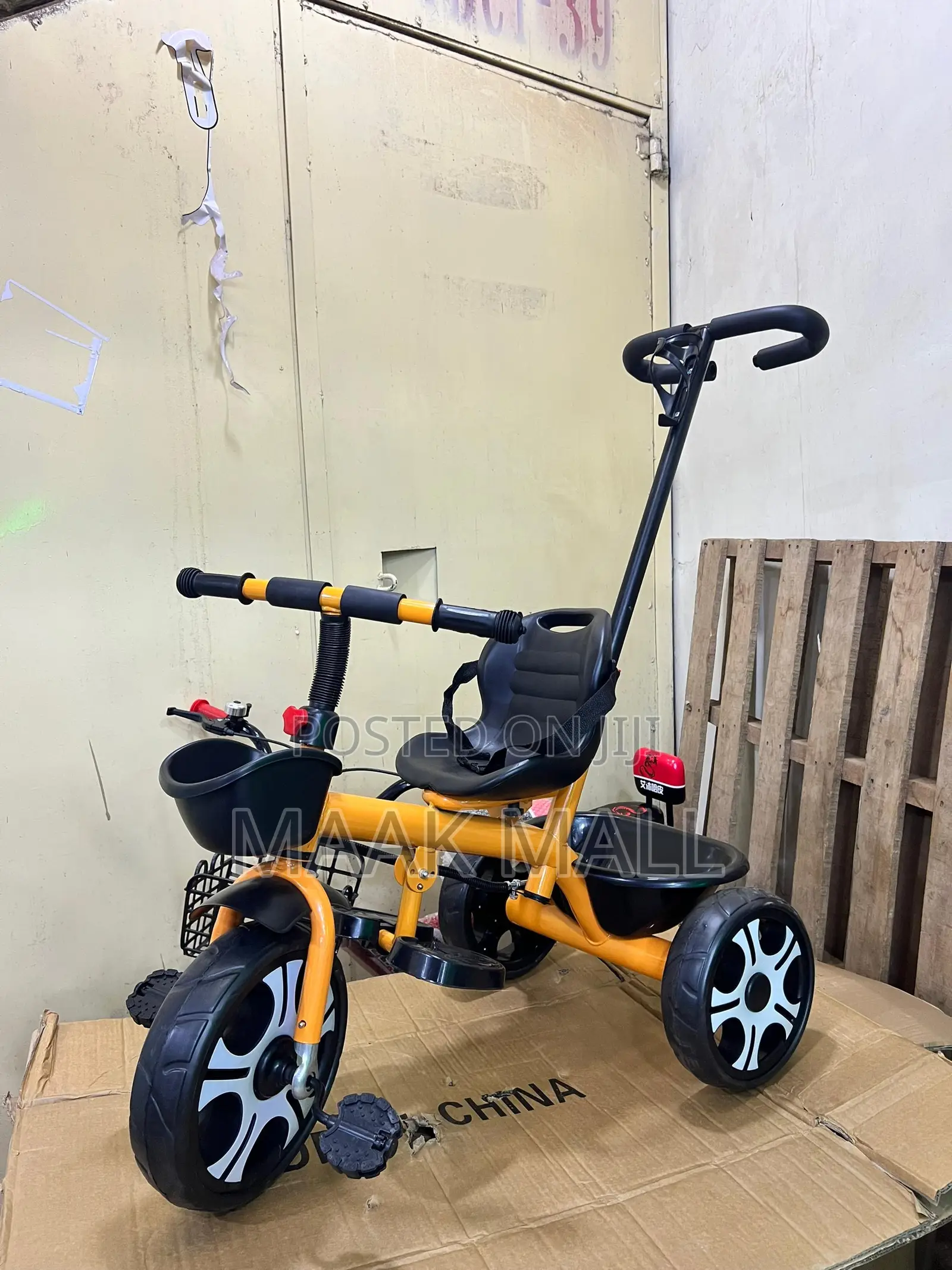 2:1 3 Wheel Kids Tricycle With Push Handle