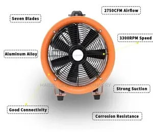 Edon Portable Exhaust /Extraction/Low Noise/Strong Suction Fan