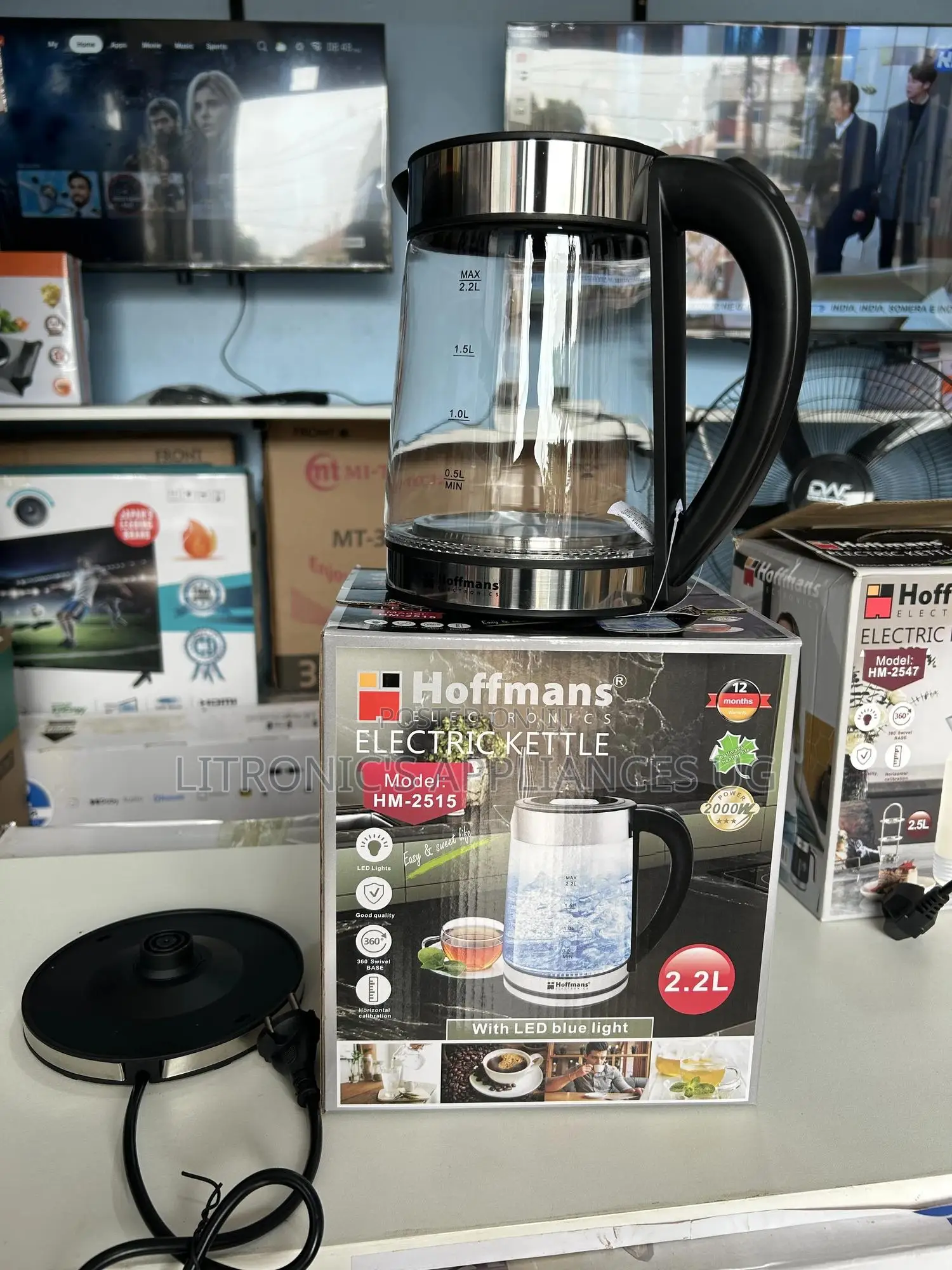 Glass Hoffman Electric Kettle