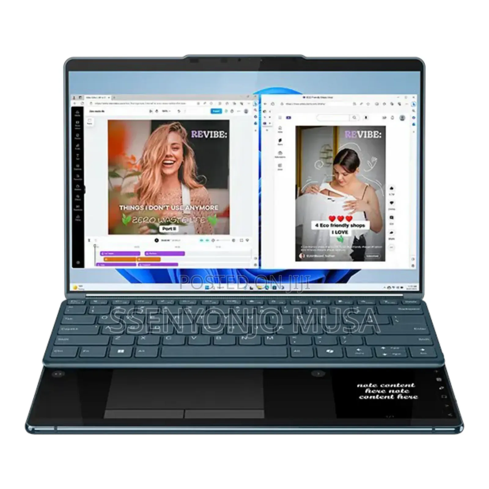 New Laptop Lenovo Yoga Book 9i 16GB Intel Core i7 SSD 512GB