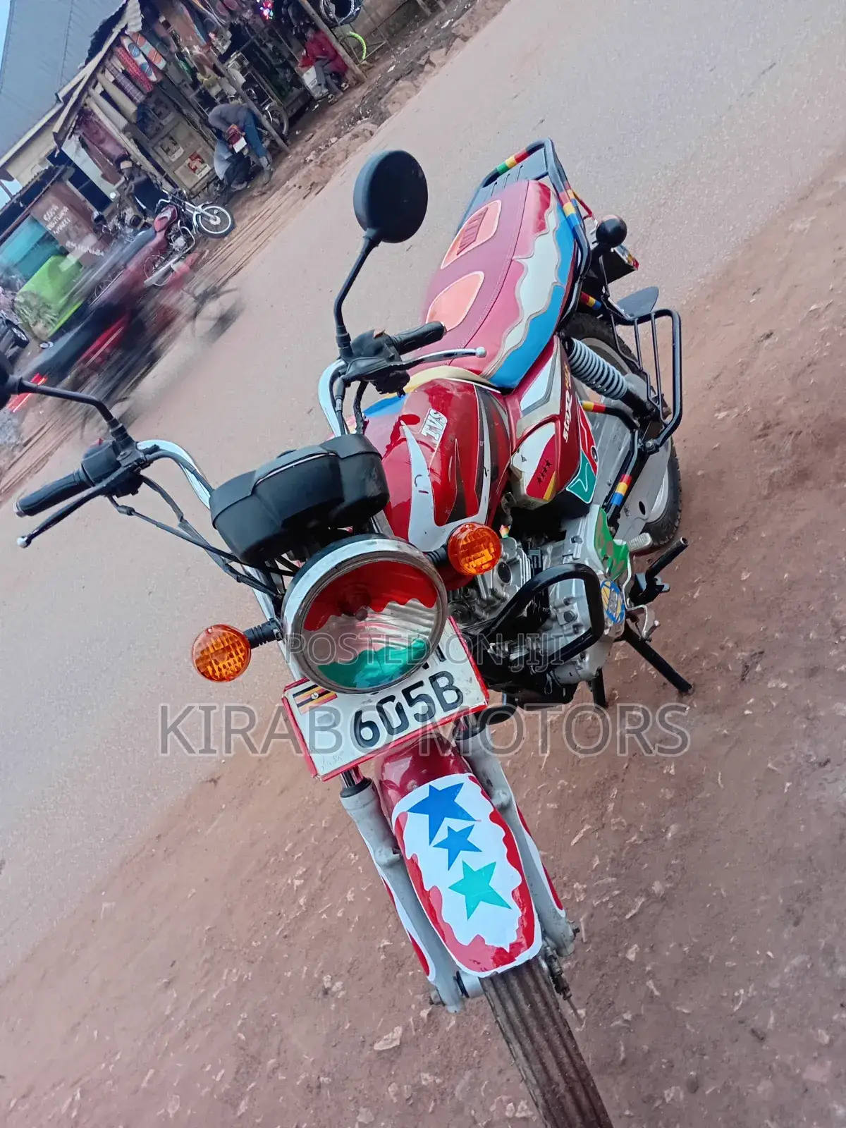 TVS HLX 125 2024 Red