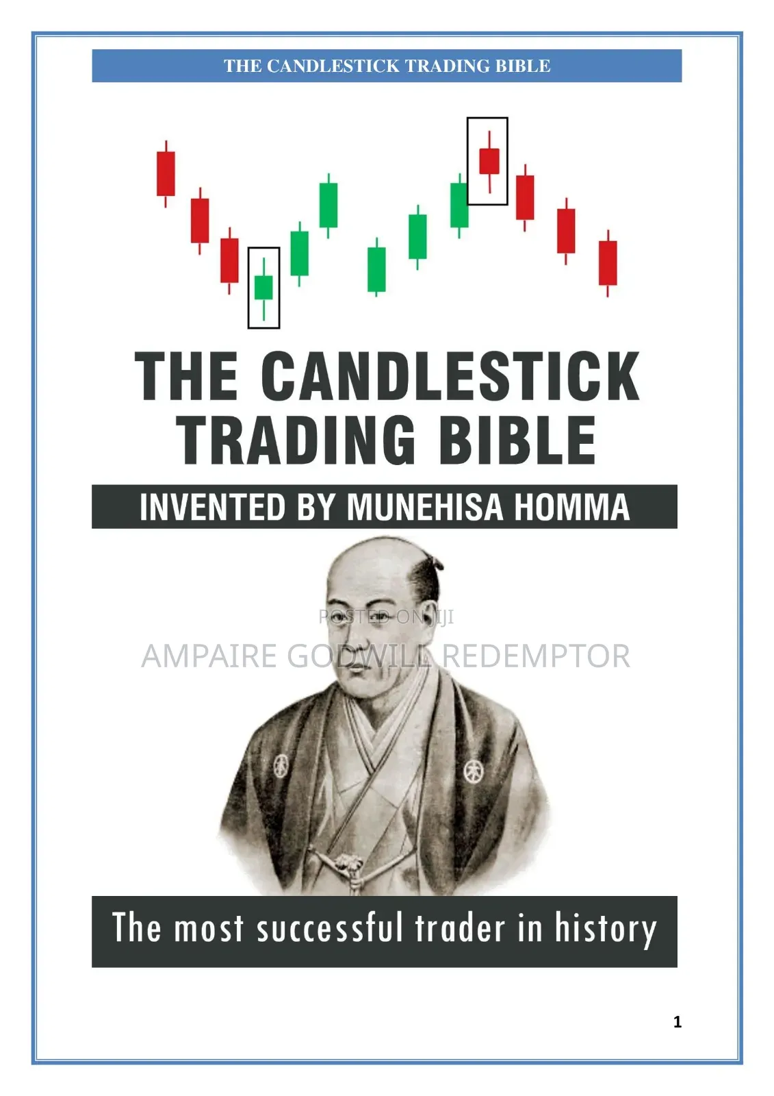 Monahisa Homma Trading Book