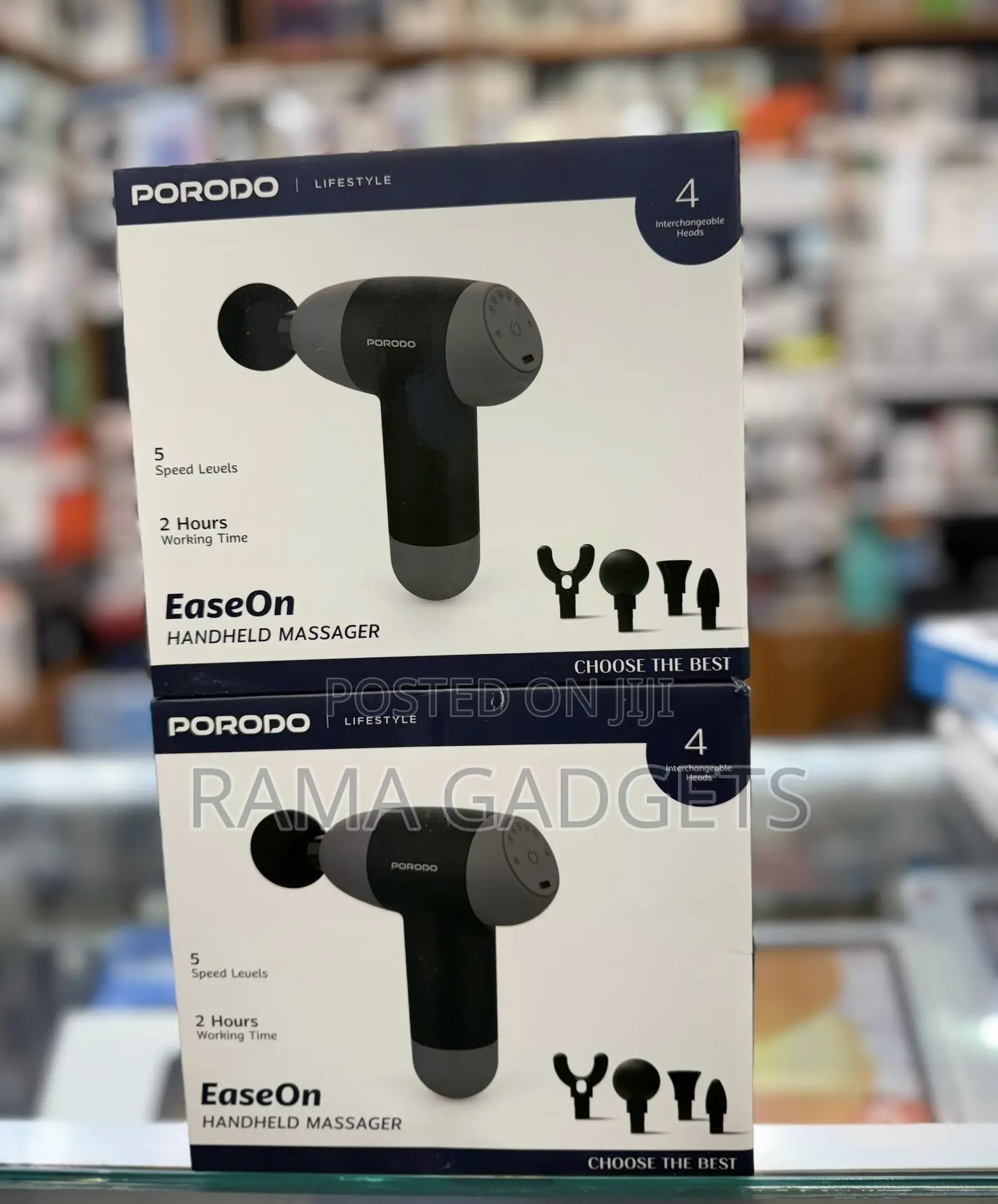 Porodo Lifestyle Easeon Handheld Massager.