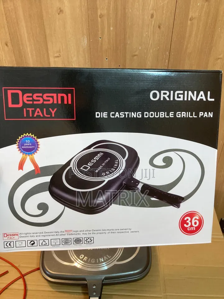 Dessini Italy Die Casting Double Grill Pan 36cm