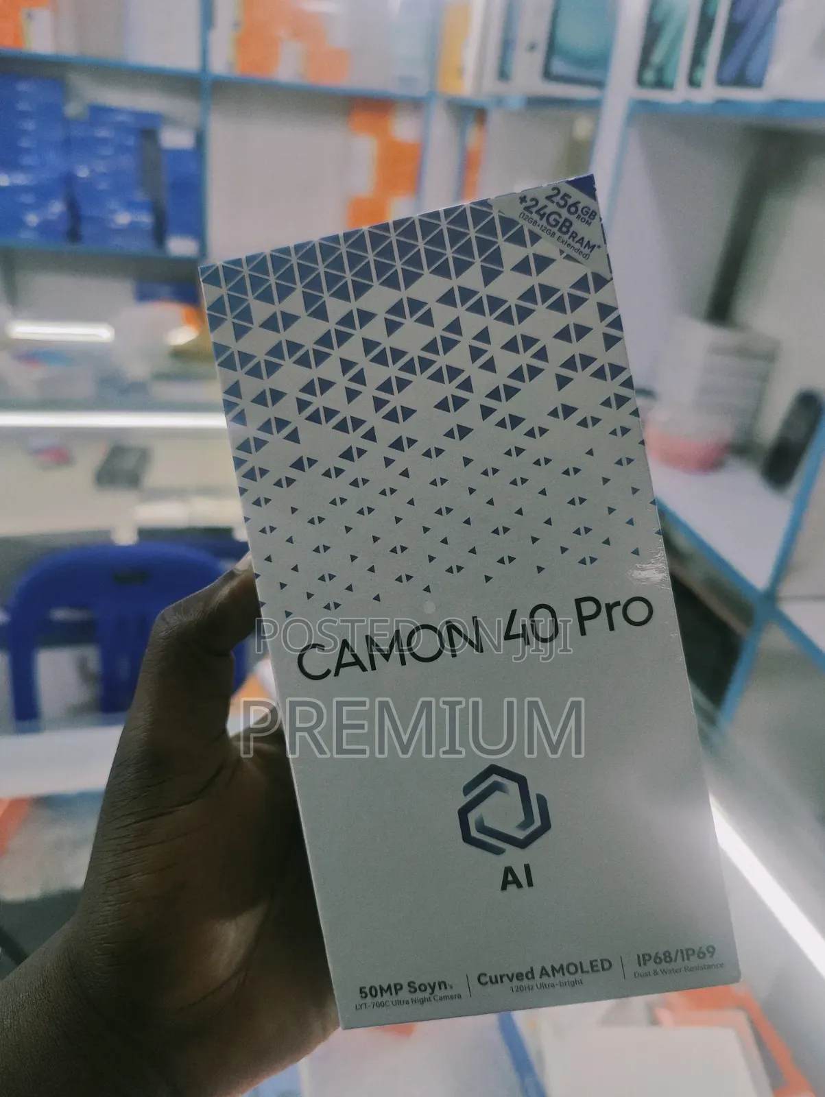New Tecno Camon 40 Pro 5G 256 GB Gray