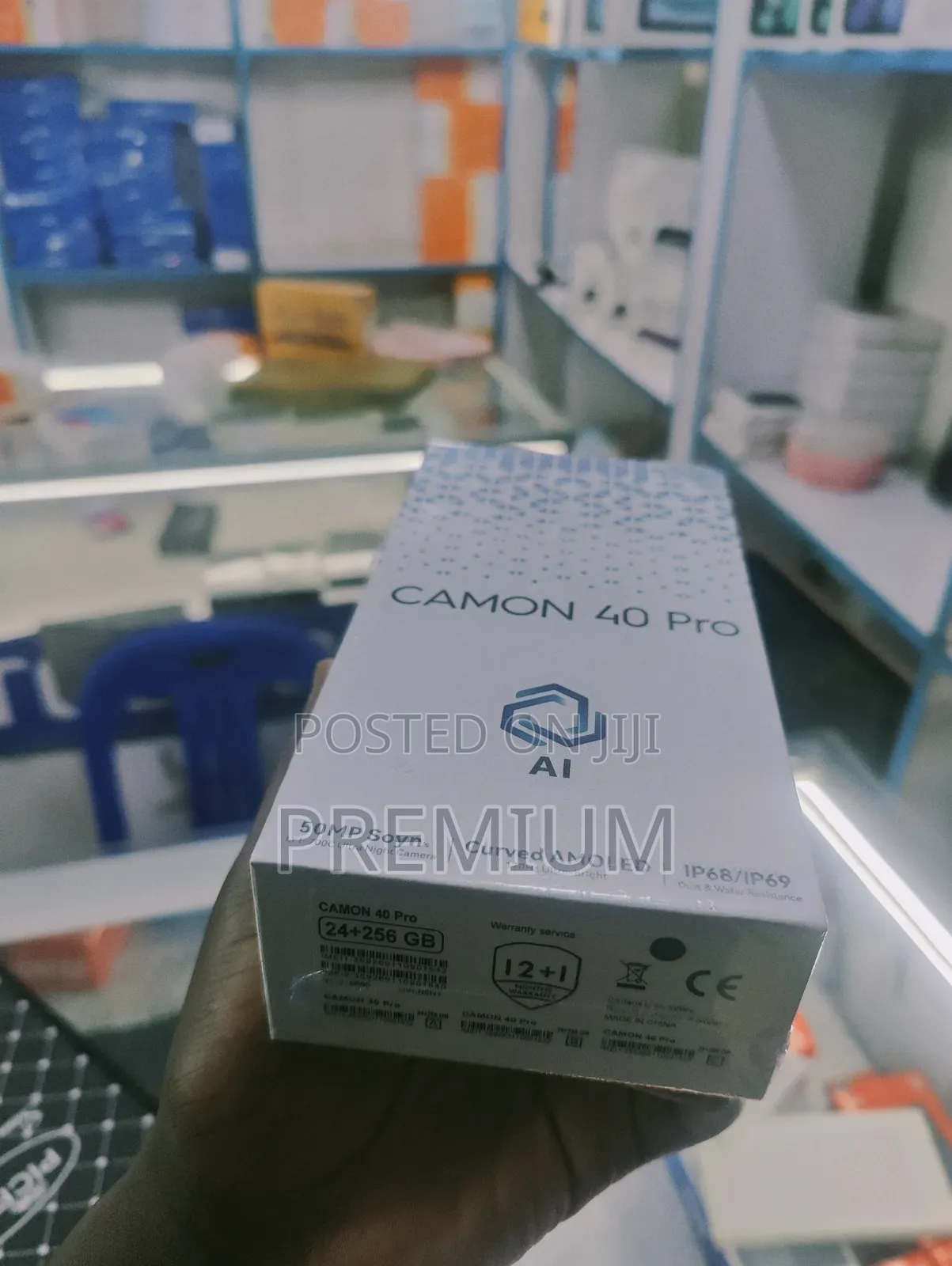 New Tecno Camon 40 Pro 5G 256 GB Gray